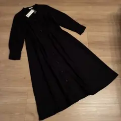 未使用✨　EMMAJAMES ワンピース　13号ブラック　バックジップ　冠婚葬祭