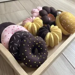 フェルトドーナツ　9個セットのサムネイル