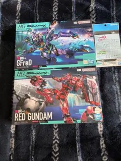 赤いガンダム、ジフレド、専用デカールセット