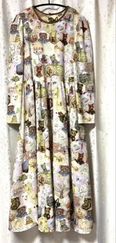 ✨美品ユキエモンyukiemonセレモニーワンピース3L ゆったりサイズ✧ yukiemon】ボンボンフラワーワンピース（3L） | EGAMI OFFICIAL