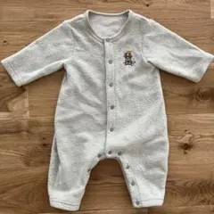 カバーオール　恐竜　60 　アカチャンホンポ　男の子　緑