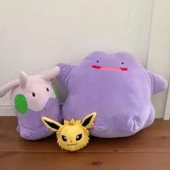 ポケモン＋α ぬいぐるみ まとめ売り メタモン　サンダース　ヌメラ