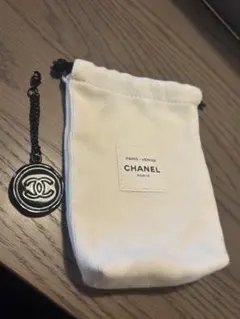 CHANEL ココマーク キーホルダー ブラック ポーチ 巾着
