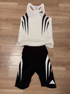 adidas ADIZERO タンクトップ ショートパンツセット