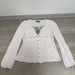 burberry london blue label ピンク　チェックチュニック