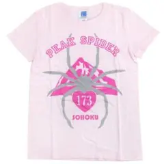 巻島裕介 ピークスパイダーTシャツ ピンク×グレー 「弱虫ペダル」 店舗限定