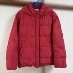 ハニーズ赤いキルティングダウン綿ジャケット