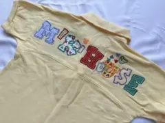 ミキハウス　レトロ　ポロシャツ　シャツ　黄色　120