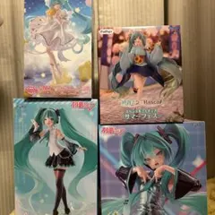 初音ミク フィギュア アクリルボード 7点セット まとめ売り - メルカリ