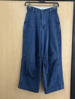 SOMETHINGらくゴム入りバルーンパンツxs 日本製