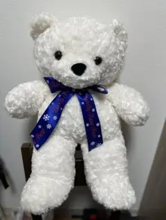 ラブリーローズベア　ハッピーギフト　ホワイトくまぬいぐるみ
