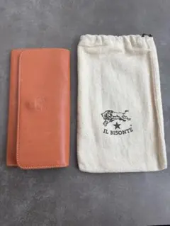 IL BISONTE レザー長財布 オレンジ