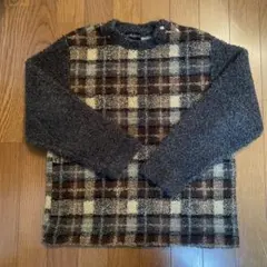 子供服Landing Ticket チェック柄セーター