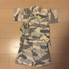 甚平 波模様 90cm