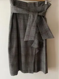 Debut de Fiore デビュードフィオレ チェック タイトスカート