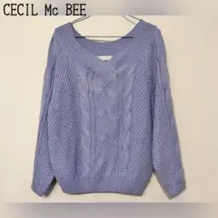 CECIL Mc BEE ケーブルニット