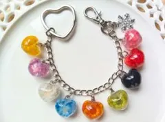 箱推し　SnowMan　お花のころころハート　バッグチャーム