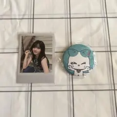ME:I ミーアイ　加藤心　ポラロイド風トレカ&コロン缶バッジ
