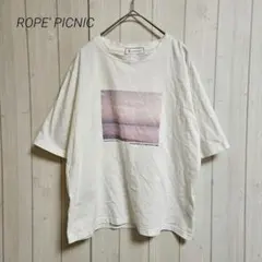 ロペピクニック オーガニックコットンアソートフォトプリントTシャツ Mのサムネイル