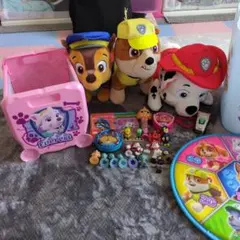 パウ・パトロール収納ボックス＆ぬいぐるみまとめ売り