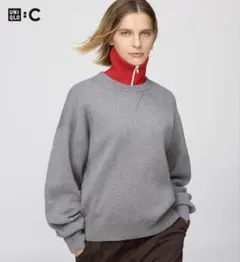 スムースコットンクルーネックセーター　XL