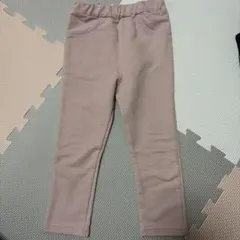 薄紫 フィットパンツ ポケット付き