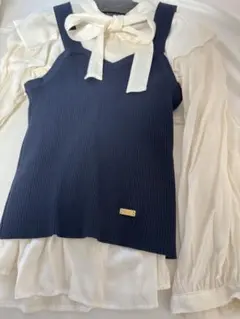 ブルーレーベルクレストブリッジ　ニット　ブラウス　トップス