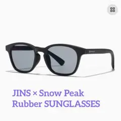 JINS スノーピーク ブラック サングラス 専用ケース付