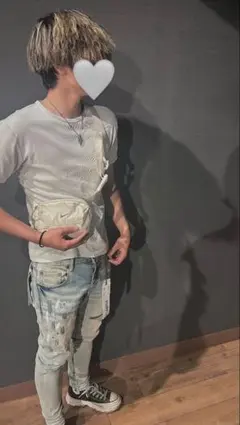 jahxncho着用 amiri デニム smoke rise - メルカリ