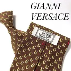 極美品！Gianni Versace ジャンニヴェルサーチ ネクタイ  総柄