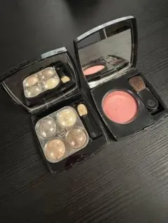 CHANELセットアイシャドウ、フェイスパウダー、リップスティック CHANEL アイシャドウ チーク フェイスパウダー 3点セット - メルカリ