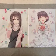 青春ブタ野郎 シリーズ クリアファイル 2種セット 桜島麻衣&牧之原翔子