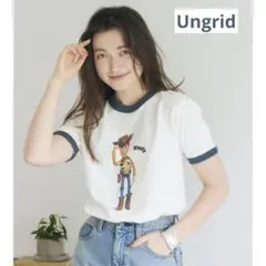 美品【Ungrid】TOY STORY ウッディ リンガーTシャツ