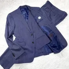【3ピースセットアップ】PERSON’S ビジネススーツ M/M ピンストライプ