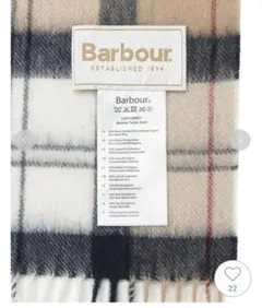 snidel×Barbour マフラー　ベージュ