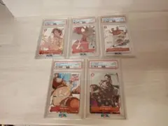 PSA10 ワンピースカード　花札　チョッパー　エース　ウタなど　連番