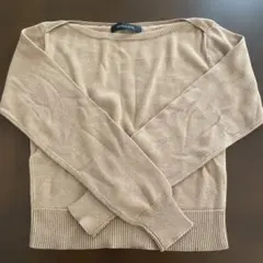 ✨新品未使用✨SPIRALGIRL ベージュ ニットセーター 長袖