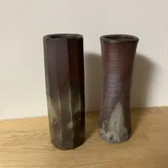 備前焼　花瓶　2点セット