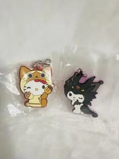 サンリオ モンハン カプセルラバーマスコット2点セット