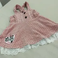 ミニーマウス 水玉 ワンピース
