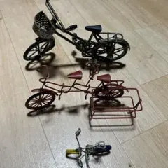 オモチャの自転車　３台セット