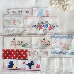 フランスヴィンテージリボンはぎれセット