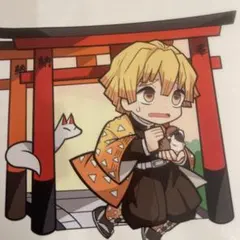 鬼滅の刃　善逸ステッカー