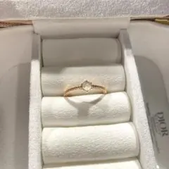 カナル4℃ ムーンストーンリングk10ピンクゴールド　#9