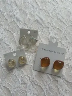 ピアス　3COINS　３点まとめ売り