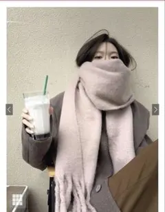 新品未使用 マフラー ラベンダーグレー 即購入⭕️ 早い者勝ち✨