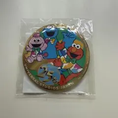 USJ 25周年 セサミストリート 缶バッジ