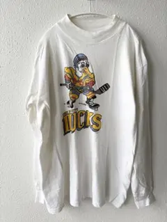 90s USA製 Disney Mighty Ducks ロンT XLのサムネイル