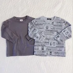 ベビー服2着まとめ売り　90サイズ 長袖Tシャツ