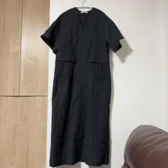 UNITED ARROWS BEAUTY&YOUTH 半袖ワンピース　ブラックのサムネイル
